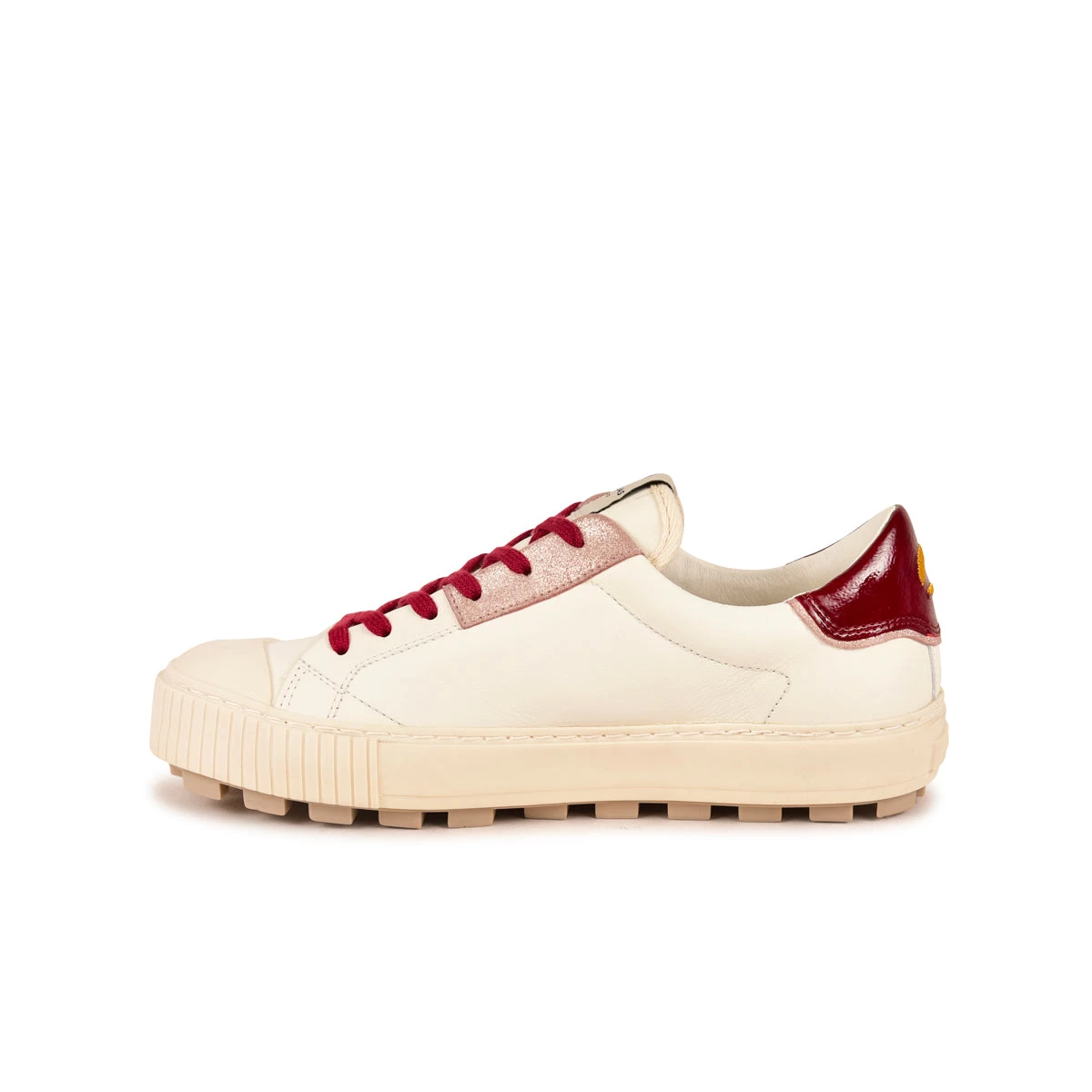 Pataugas ARAN/MIX F4H OFFWHITE/BORDEAUX – Image 2