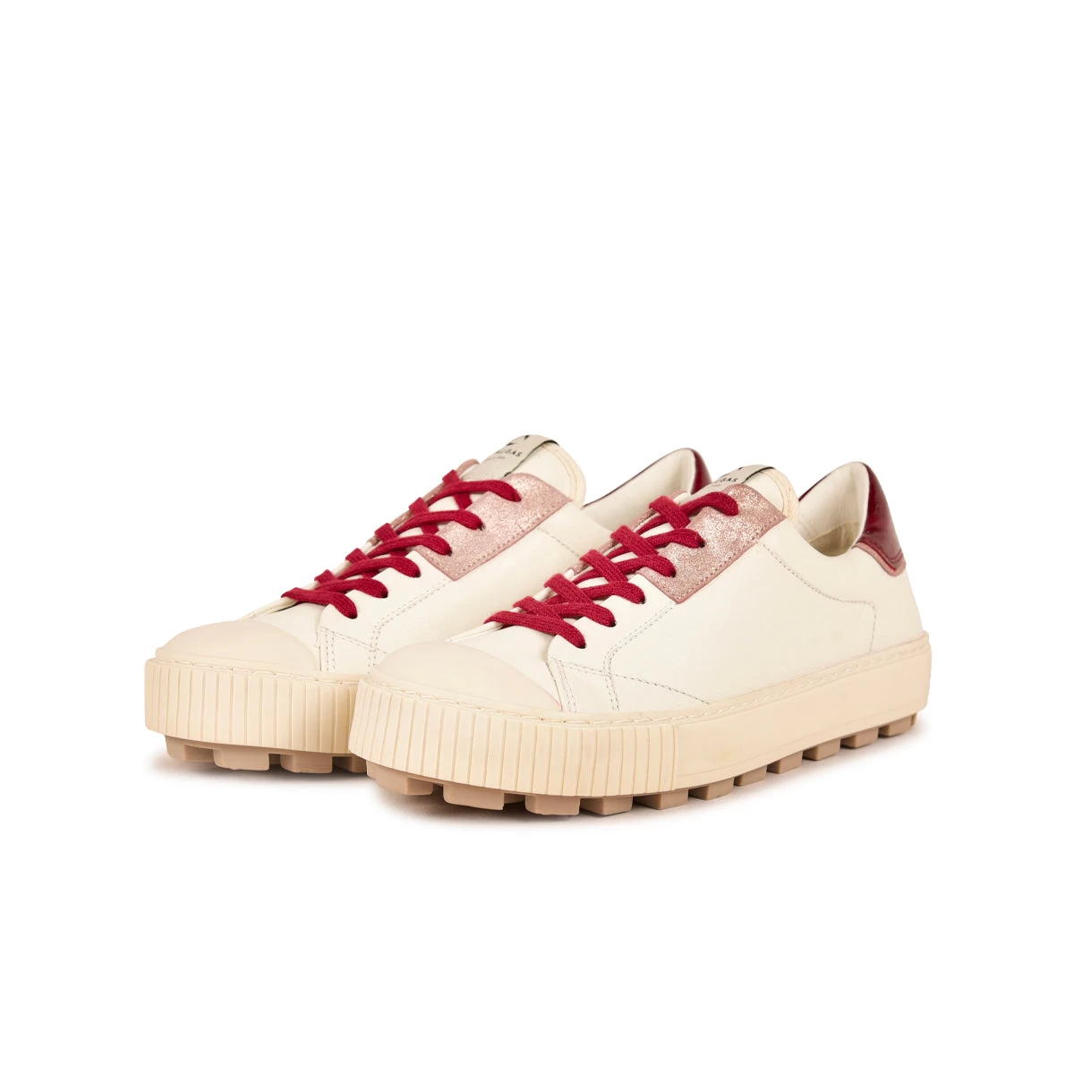 Pataugas ARAN/MIX F4H OFFWHITE/BORDEAUX – Image 6