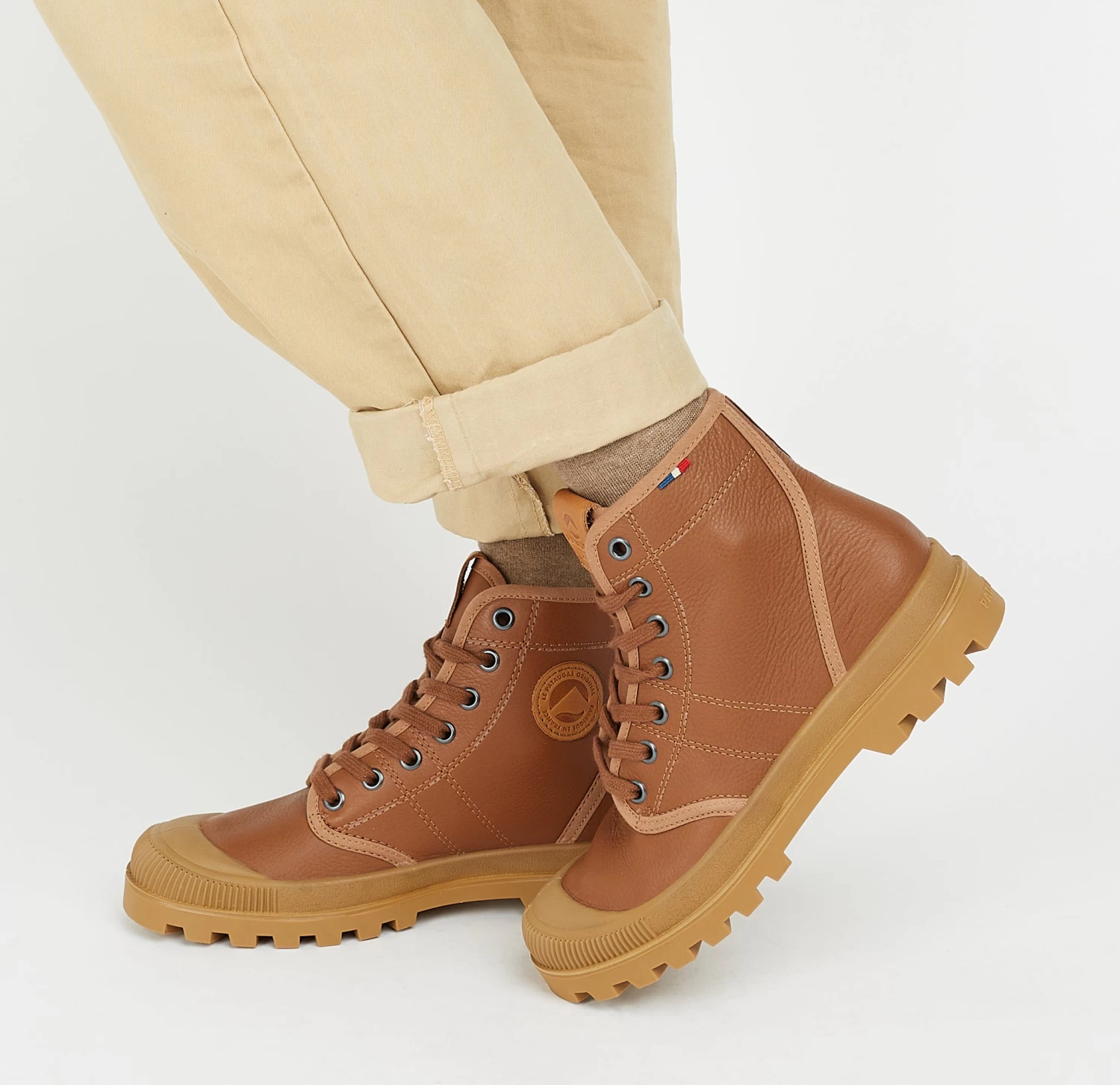 Pataugas AUTHENTIQUE M/G F4H CARAMEL – Image 3