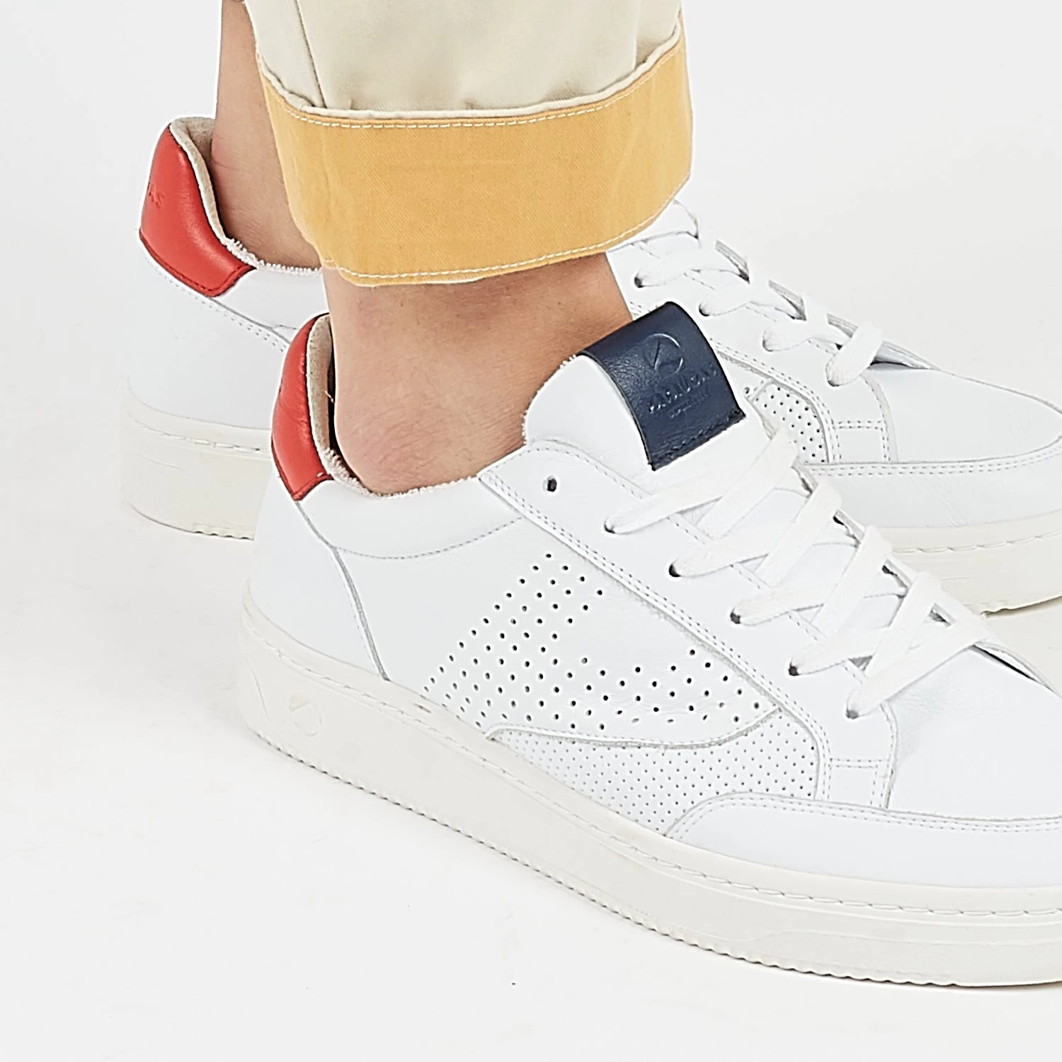 Pataugas BASALTE/N H2H BLANC/ROUGE – Image 3