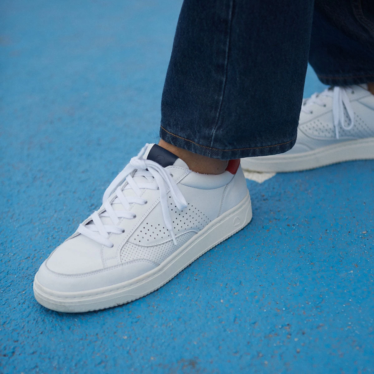 Pataugas BASALTE/N H2H BLANC/ROUGE – Image 4